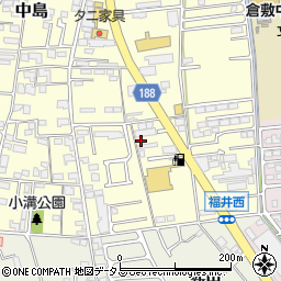 岡山県倉敷市中島2634周辺の地図