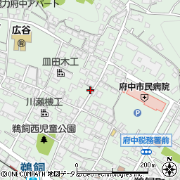 広島県府中市鵜飼町乙周辺の地図