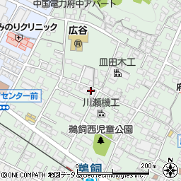 広島県府中市鵜飼町57周辺の地図