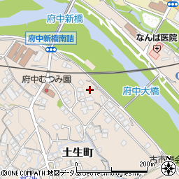 広島県府中市土生町1523周辺の地図
