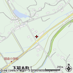 岡山県井原市下稲木町647周辺の地図