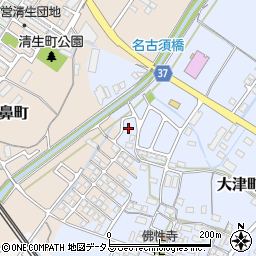 三重県松阪市大津町458周辺の地図