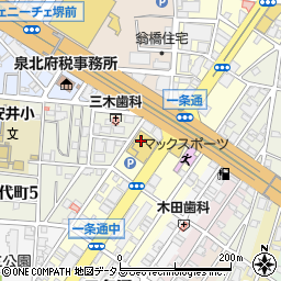 コノミヤ堺東店周辺の地図