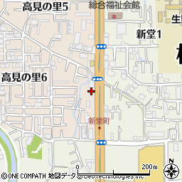 なか卯Ｒ３０９松原店周辺の地図