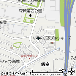 広島県広島市安佐北区安佐町飯室6866周辺の地図