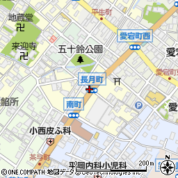 三重県松阪市長月町周辺の地図