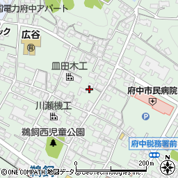 広島県府中市鵜飼町76周辺の地図