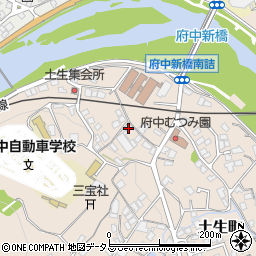 広島県府中市土生町1606周辺の地図