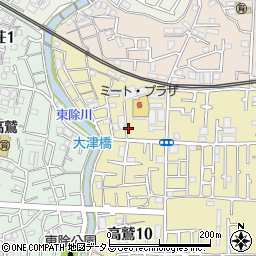 田寺整骨院周辺の地図
