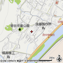 広島県府中市目崎町196周辺の地図