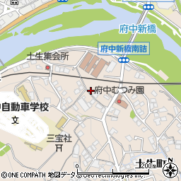 広島県府中市土生町1602周辺の地図
