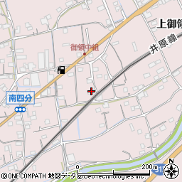 広島県福山市神辺町上御領840周辺の地図