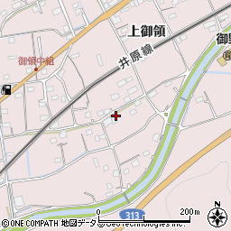 広島県福山市神辺町上御領885周辺の地図