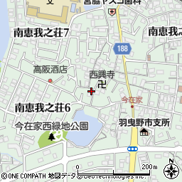 大阪府羽曳野市南恵我之荘7丁目5-7周辺の地図