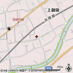 広島県福山市神辺町上御領888周辺の地図