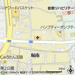 ワールドビュッフェ倉敷堀南店周辺の地図