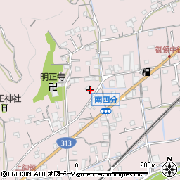 広島県福山市神辺町上御領750周辺の地図