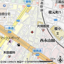 大阪府堺市堺区五月町周辺の地図