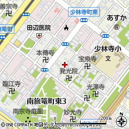 大阪府堺市堺区新在家町東周辺の地図
