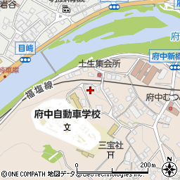 広島県府中市土生町乙周辺の地図