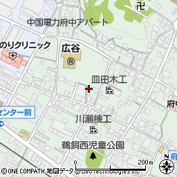 広島県府中市鵜飼町97周辺の地図