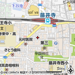 フォンテーヌ藤井寺周辺の地図