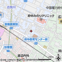 広島県府中市元町6周辺の地図