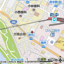 広島県府中市府中町105周辺の地図