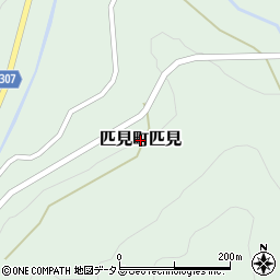 島根県益田市匹見町匹見周辺の地図