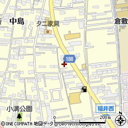 岡山県倉敷市中島2631周辺の地図