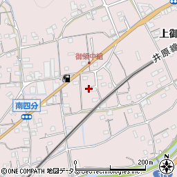 広島県福山市神辺町上御領834周辺の地図