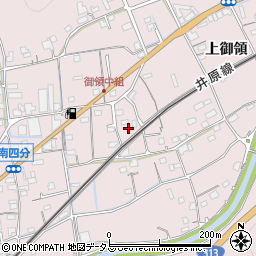 広島県福山市神辺町上御領847-1周辺の地図