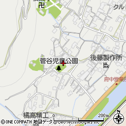 菅谷児童公園周辺の地図