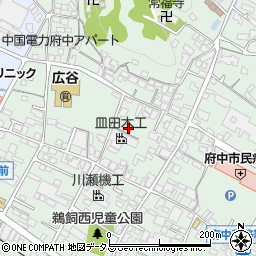 広島県府中市鵜飼町91周辺の地図