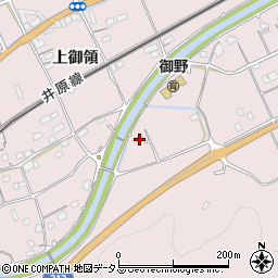 広島県福山市神辺町上御領1477-4周辺の地図