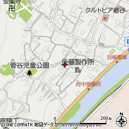 広島県府中市目崎町201周辺の地図