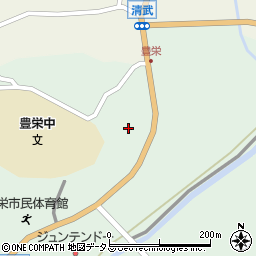 広島県東広島市豊栄町鍛冶屋455周辺の地図