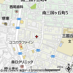 ステイツ堺東三国ケ丘周辺の地図