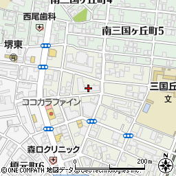 ステイツ堺東三国ケ丘周辺の地図