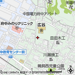 広島県府中市鵜飼町101周辺の地図