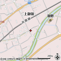 広島県福山市神辺町上御領1041周辺の地図