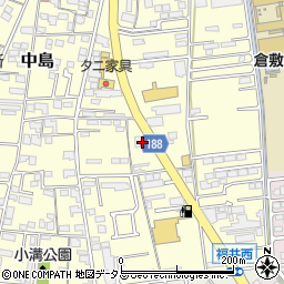 バジェットレンタカー倉敷取次店周辺の地図