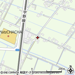 岡山県倉敷市茶屋町890周辺の地図