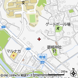 岡山県倉敷市有城周辺の地図