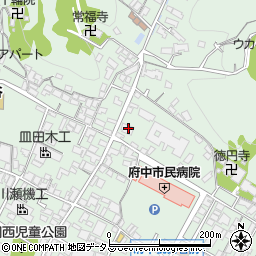 広島県府中市鵜飼町466周辺の地図