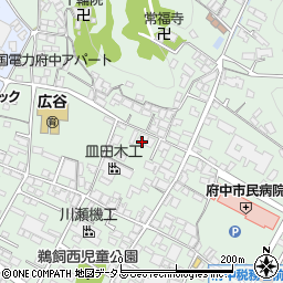 広島県府中市鵜飼町86周辺の地図