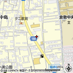 岡山県倉敷市中島2629周辺の地図