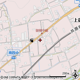 広島県福山市神辺町上御領833周辺の地図