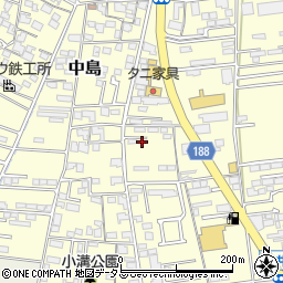 岡山県倉敷市中島2139周辺の地図