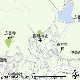 稲月神社周辺の地図